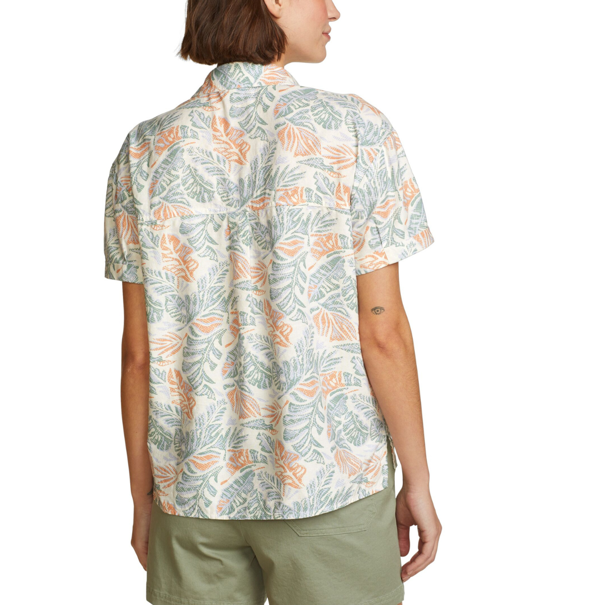 EDDIE BAUER BAJA CAMISA MANGA CORTA WOMEN