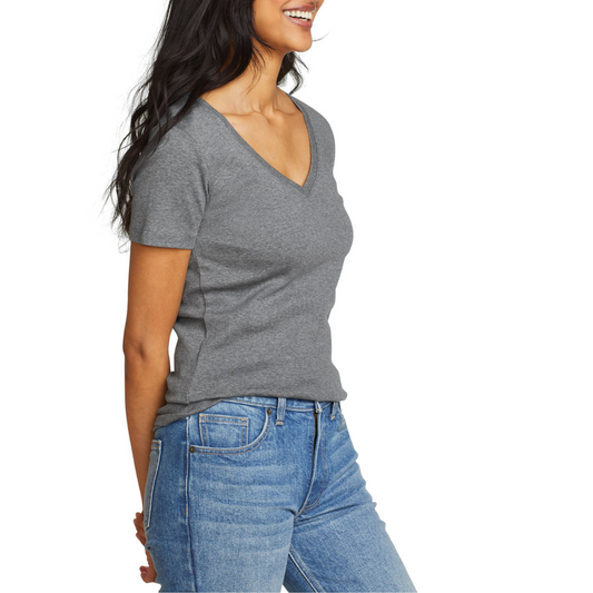 EDDIE BAUER FAVORITE V NECK SUÉTER WOMEN