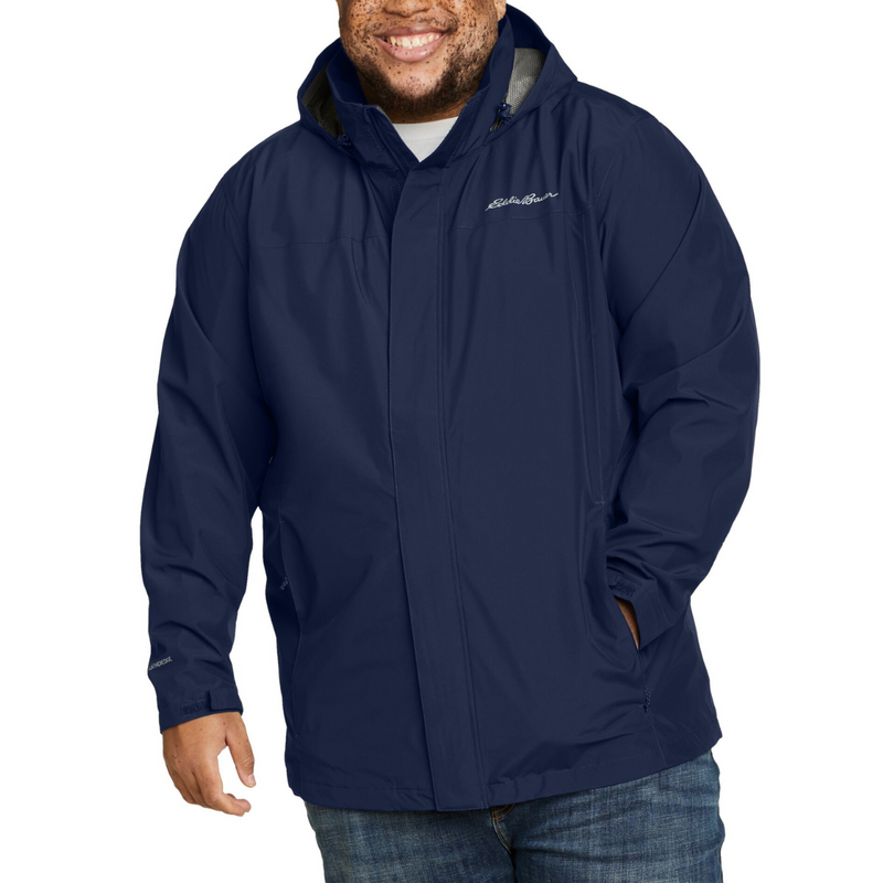 EDDIE BAUER PACKABLE RAINFOIL CHAQUETA IMPERMEABLE MEN