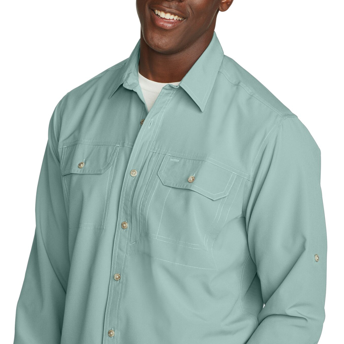 EDDIE BAUER ATLAS EXPLORATION FLEX CAMISA MANGA LARGA MEN