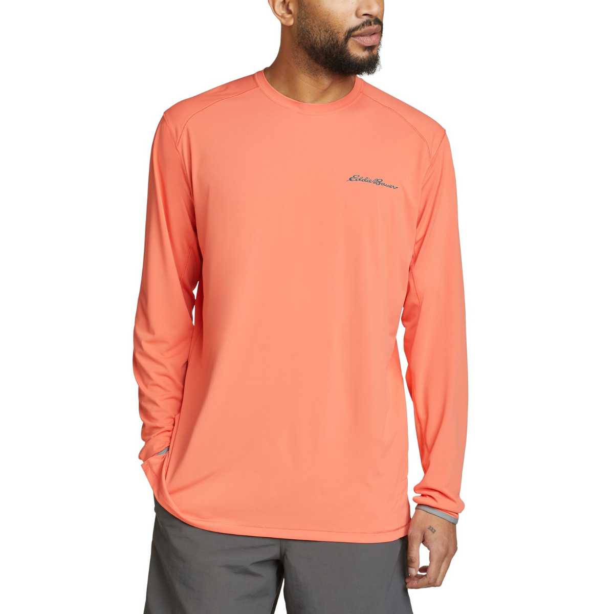 EDDIE BAUER SOLARFOIL UPF 2.0 CREW SUÉTER MANGA LARGA MEN