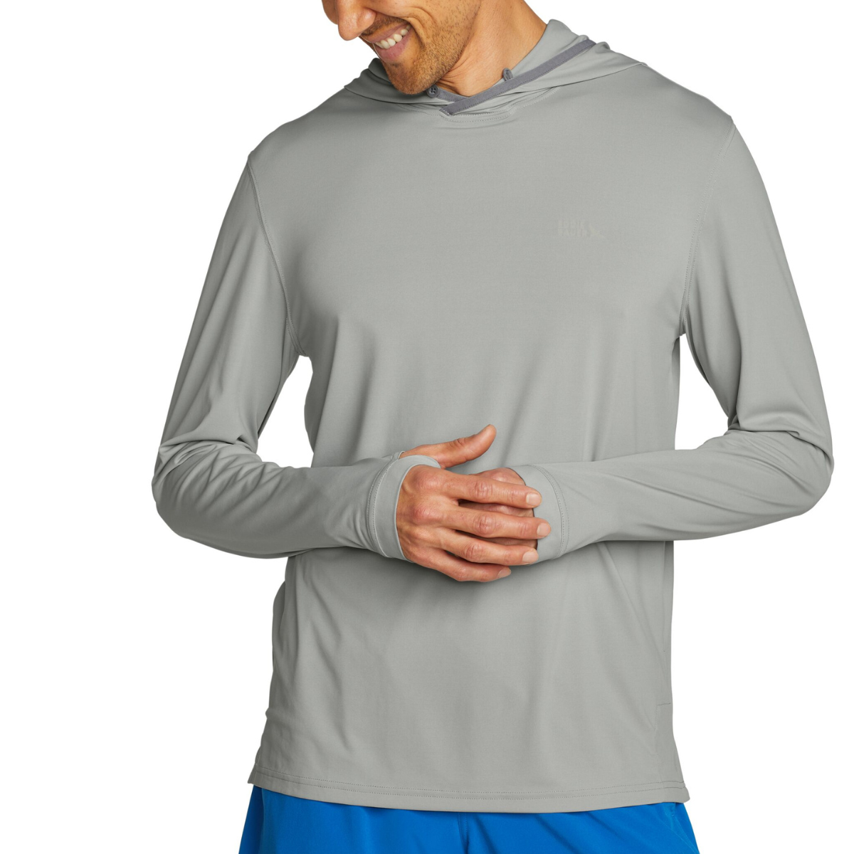 EDDIE BAUER SOLARFOIL UPF PULLOVER HOODIE MEN