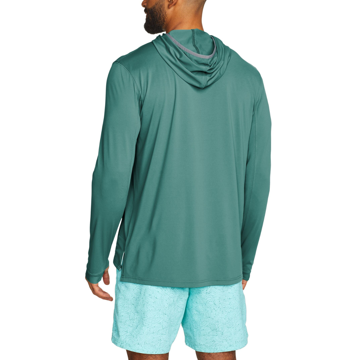 EDDIE BAUER SOLARFOIL UPF PULLOVER HOODIE MEN
