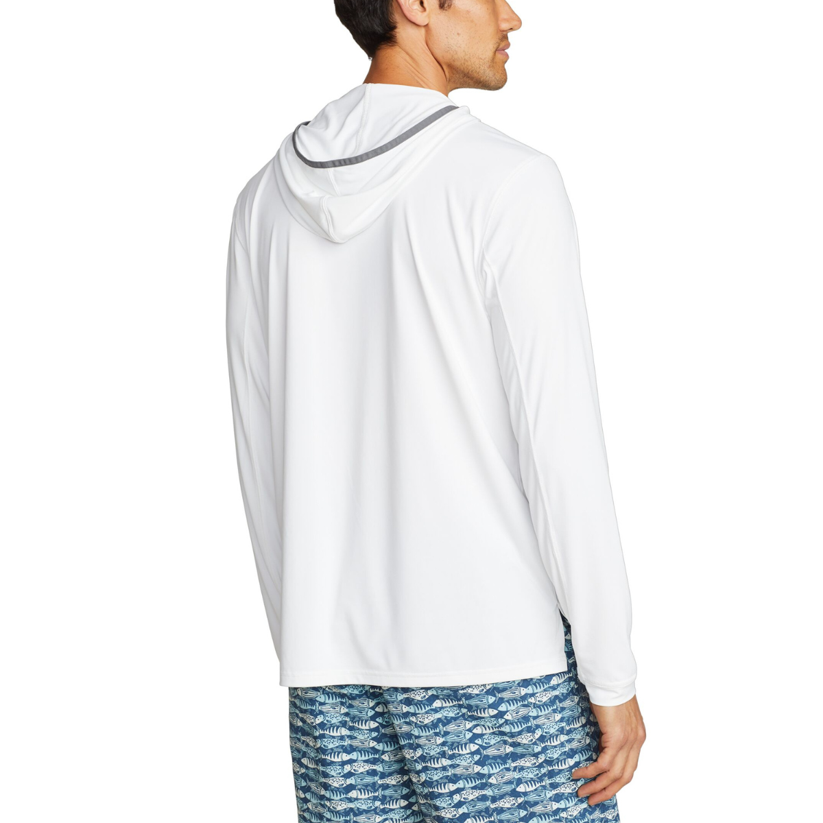 EDDIE BAUER SOLARFOIL UPF PULLOVER HOODIE MEN