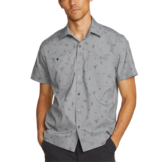 EDDIE BAUER RAINIER 3.0 PRINT CAMISA MANGA CORTA MEN