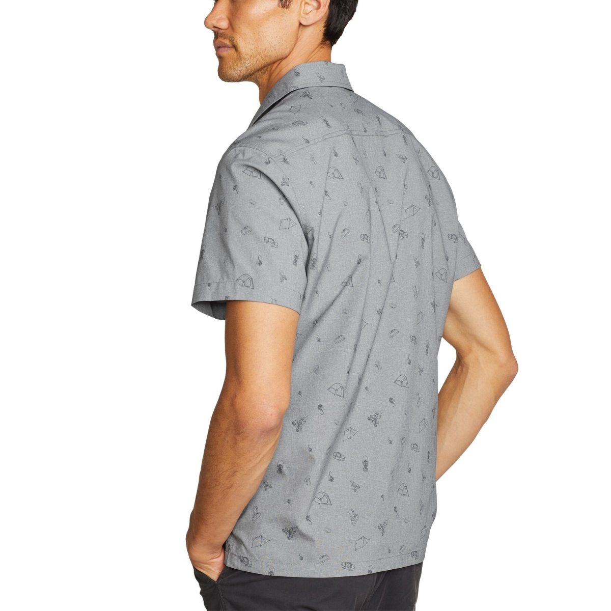 EDDIE BAUER RAINIER 3.0 PRINT CAMISA MANGA CORTA MEN