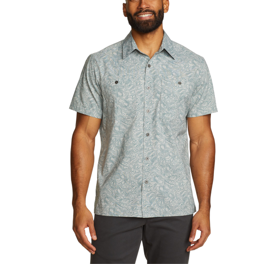 EDDIE BAUER RAINIER 3.0 PRINT CAMISA MANGA CORTA MEN