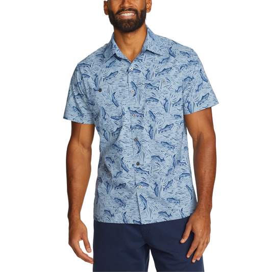 EDDIE BAUER RAINIER 3.0 PRINT CAMISA MANGA CORTA MEN