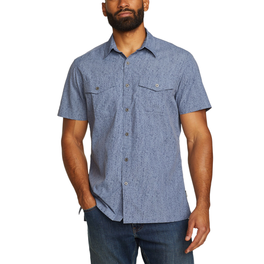 EDDIE BAUER MOUNTAIN PRINT CAMISA MANGA CORTA MEN