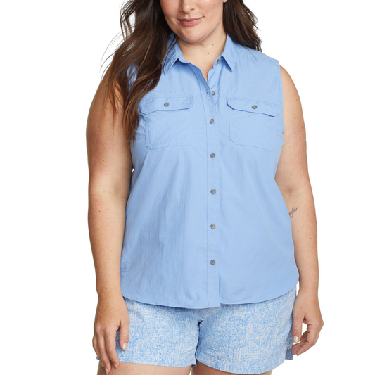 EDDIE BAUER MOUNTAIN RIPSTOP CAMISA MANGA LARGA WOMEN