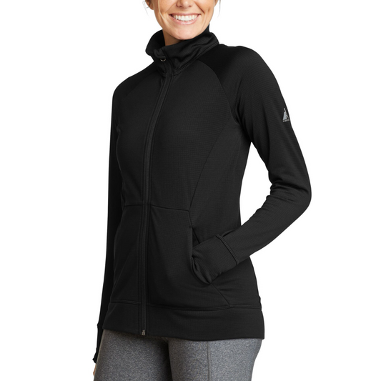 EDDIE BAUER HIGH ROUTE GRID ZIP UP FLEECE WOMEN