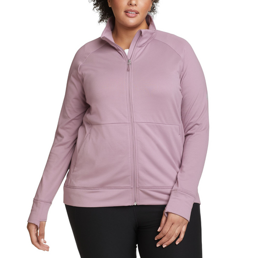 EDDIE BAUER HIGH ROUTE GRID ZIP UP FLEECE WOMEN