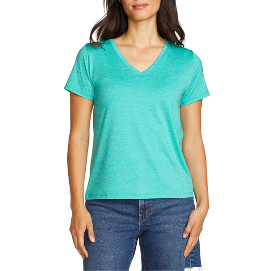 EDDIE BAUER RESO STRETCH V TEE SUÉTER WOMEN