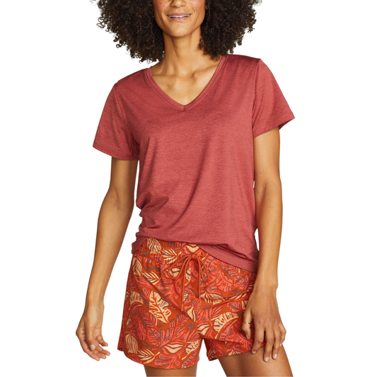 EDDIE BAUER RESO STRETCH V TEE SUÉTER WOMEN