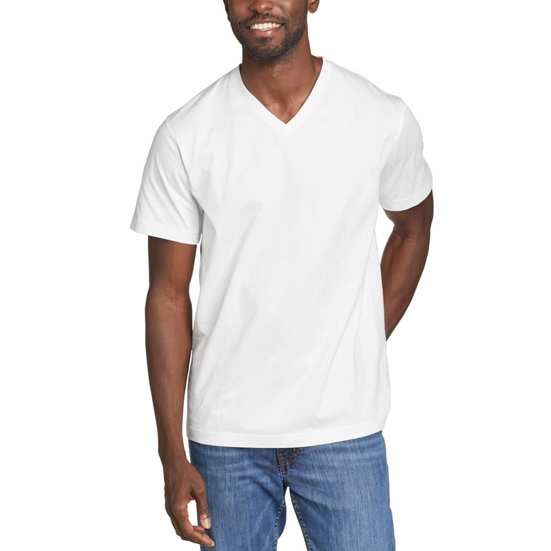 EDDIE BAUER LEGENG WASH V NECK SUÉTER MEN