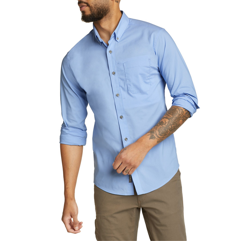 EDDIE BAUER VOYAGUER FLEX CAMISA MANGA LARGA MEN