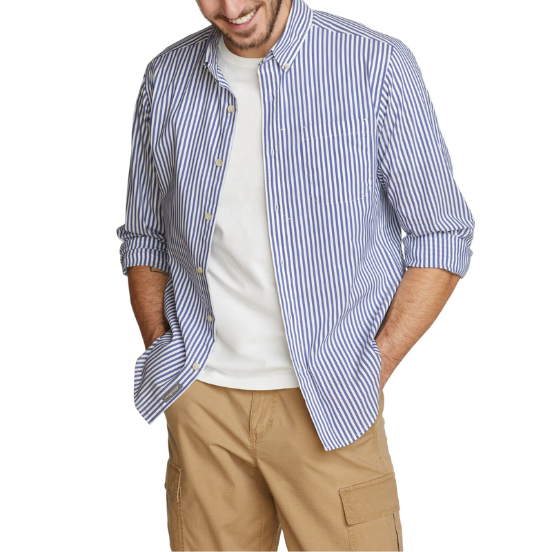 EDDIE BAUER VOYAGER FLEX CAMISA MANGA LARGA MEN
