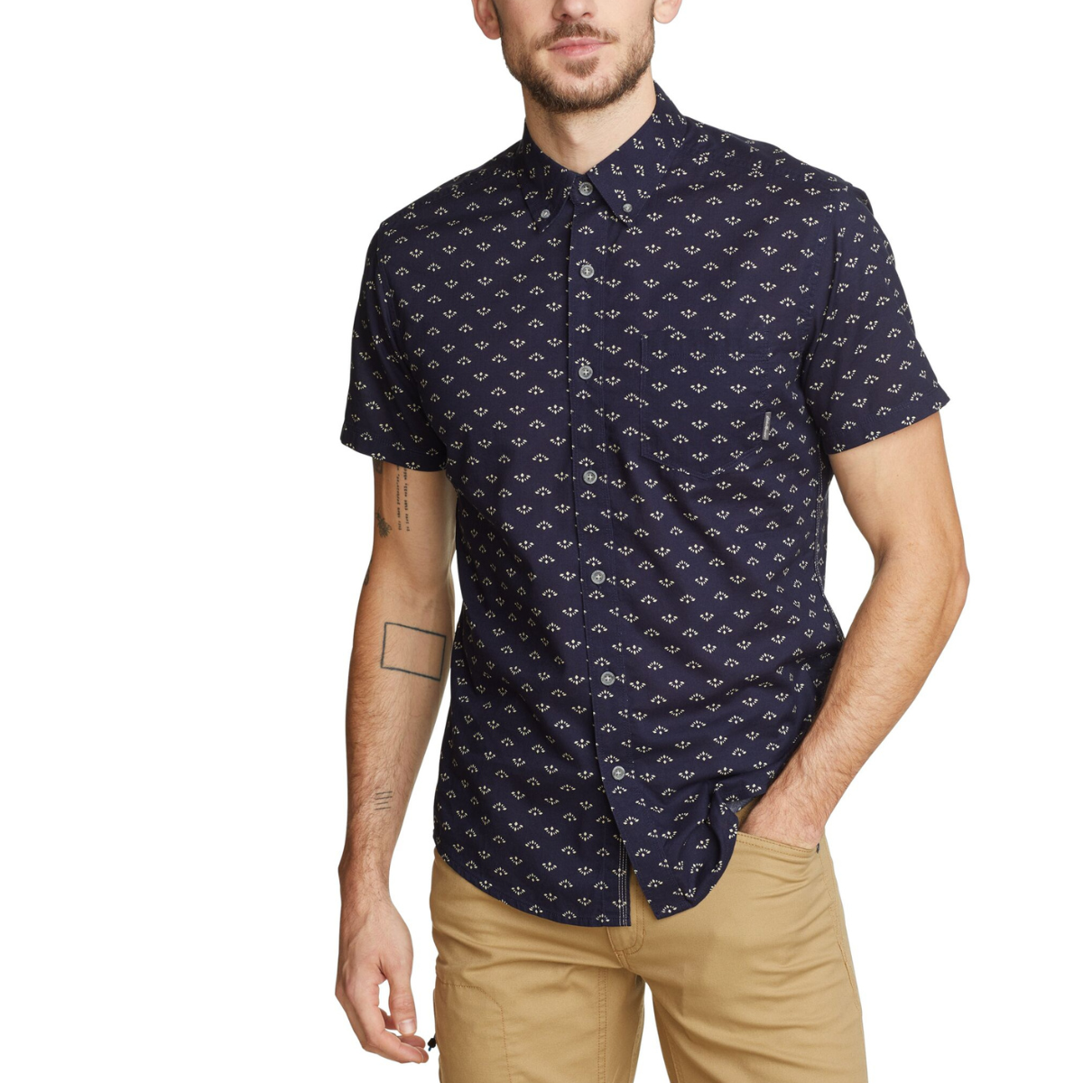 EDDIE BAUER BAJA CAMISA MANGA CORTA MEN