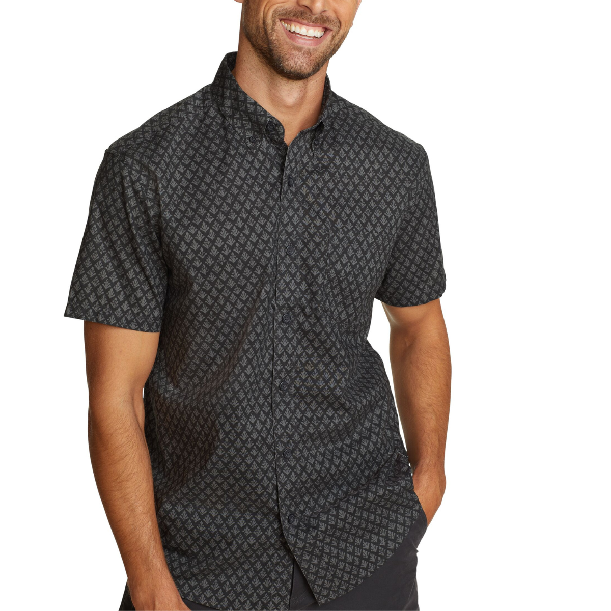EDDIE BAUER BAJA CAMISA MANGA CORTA MEN