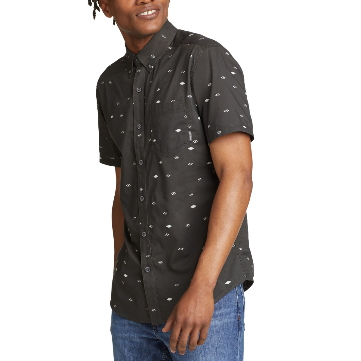 EDDIE BAUER BAJA CAMISA MANGA CORTA MEN