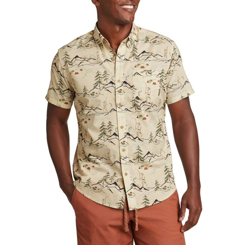 EDDIE BAUER BAJA CAMISA MANGA CORTA MEN
