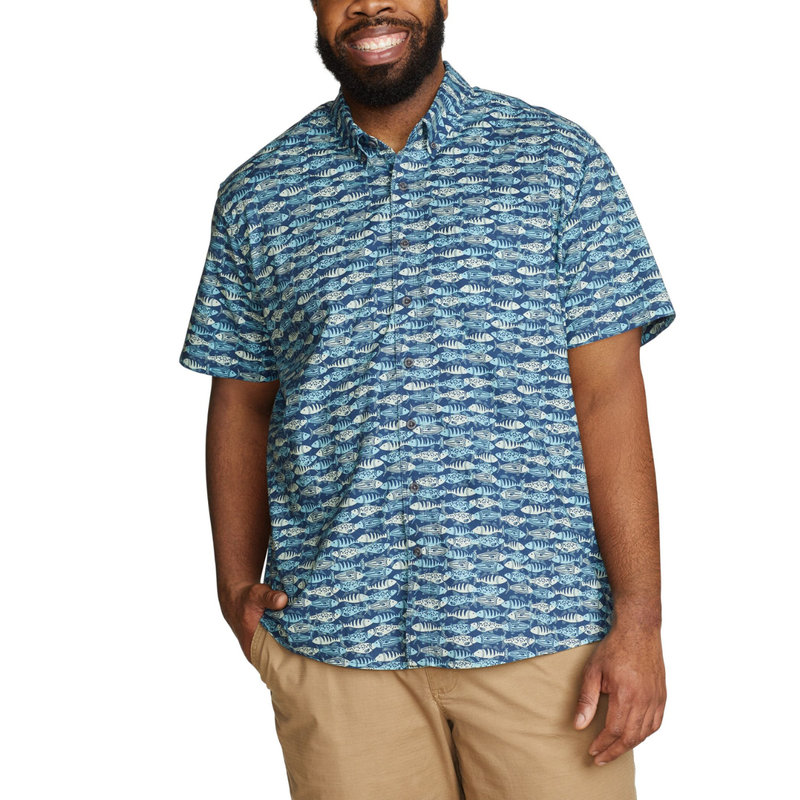 EDDIE BAUER BAJA CAMISA MANGA CORTA MEN