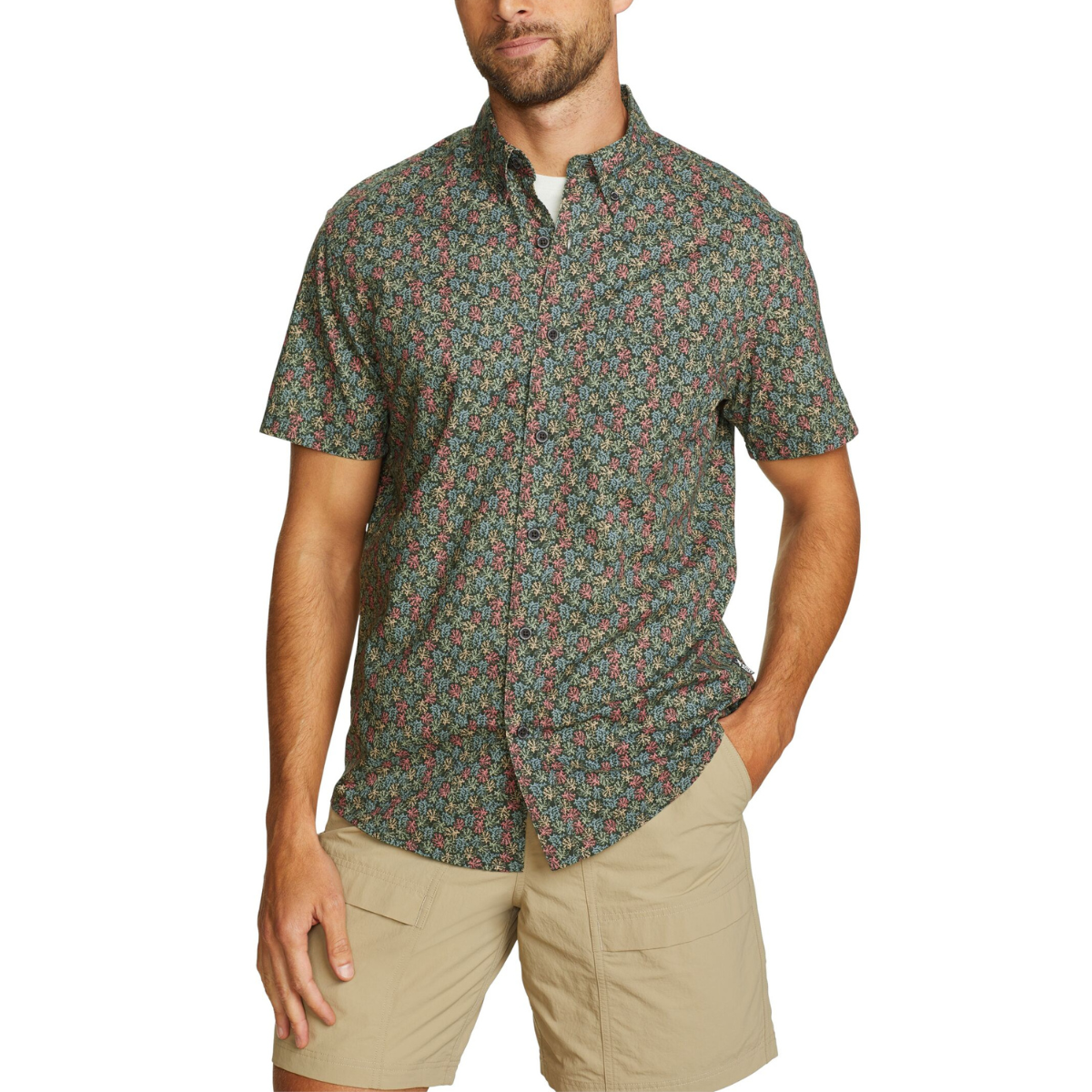EDDIE BAUER BAJA CAMISA MANGA CORTA MEN