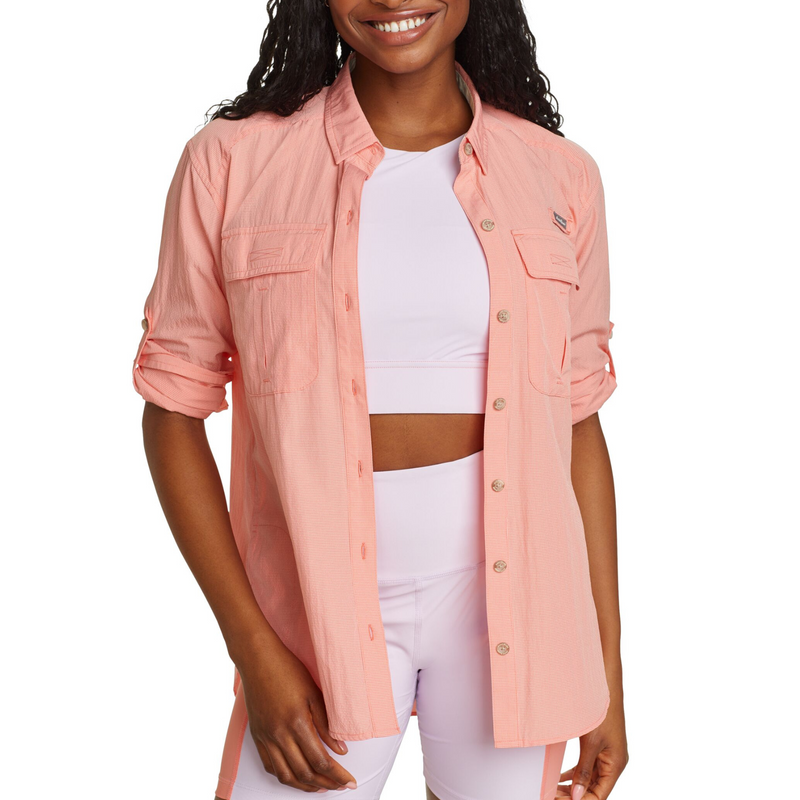 EDDIE BAUER GUIDE UPF FIELD CAMISA MANGA LARGA WOMEN