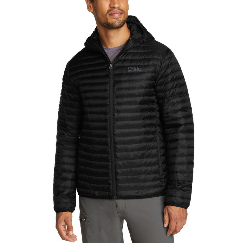 EDDIE BAUER MICROLIGHT DOWN HOODED CHAQUETA MEN