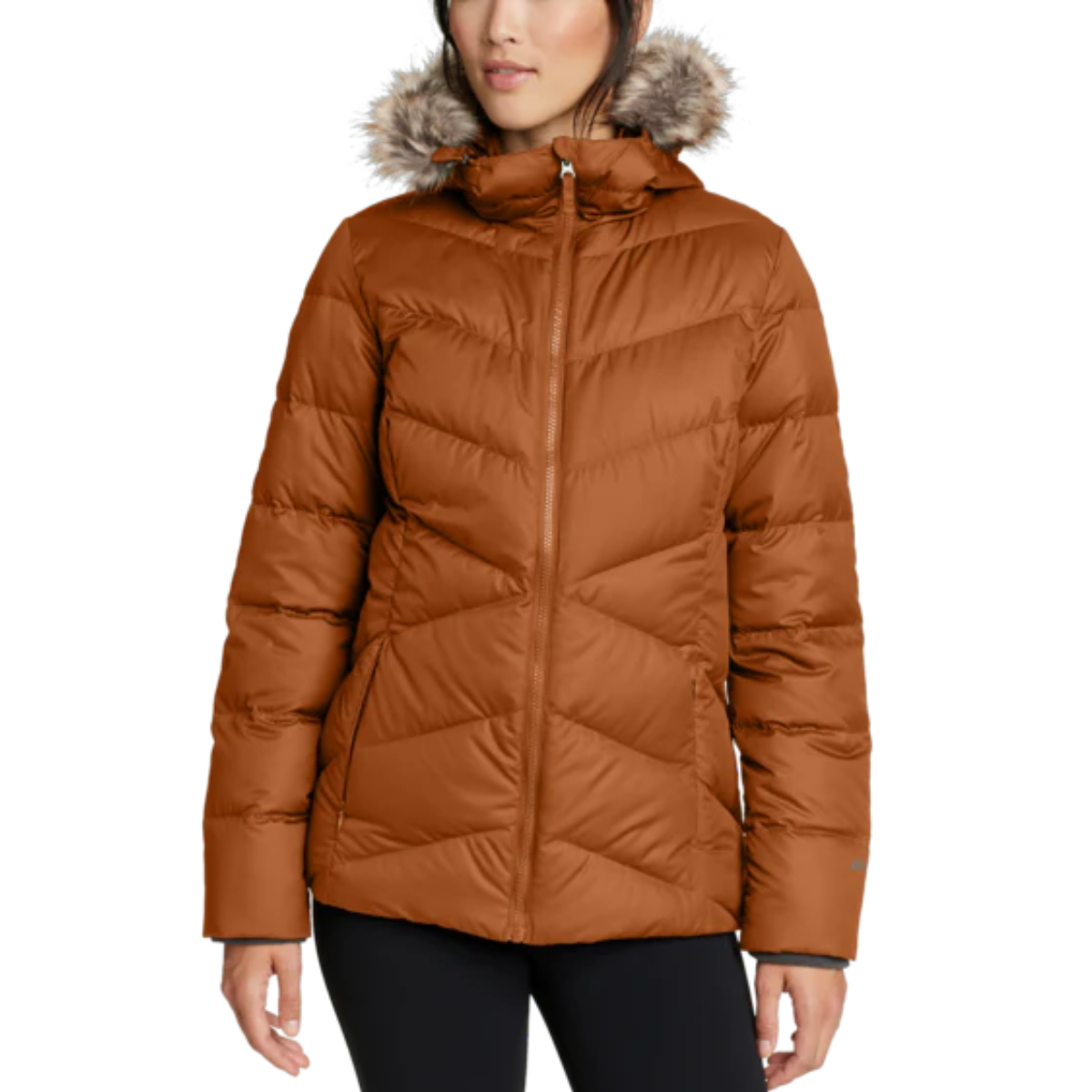 EDDIE BAUER CLASSIC DOWN HOODED CHAQUETA  WOMEN