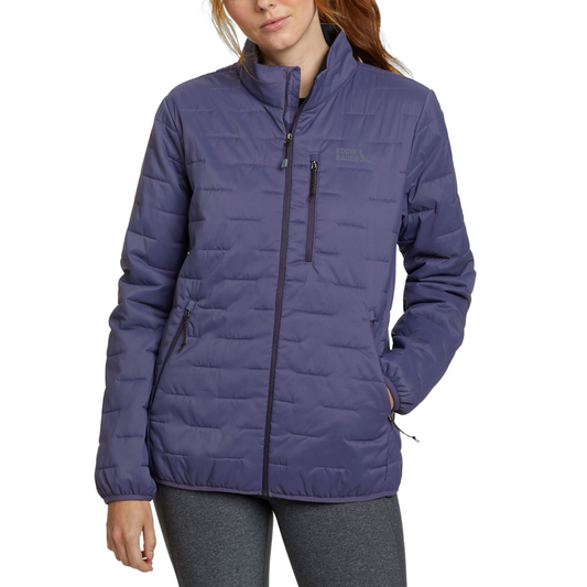 EDDIE BAUER HAVEN STRETCH FLEECE ZIP UP WOMEN