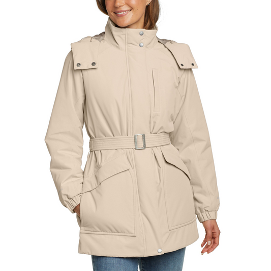 EDDIE BAUER RAINFOIL INSULATED CHAQUETA IMPERMEABLE  WOMEN