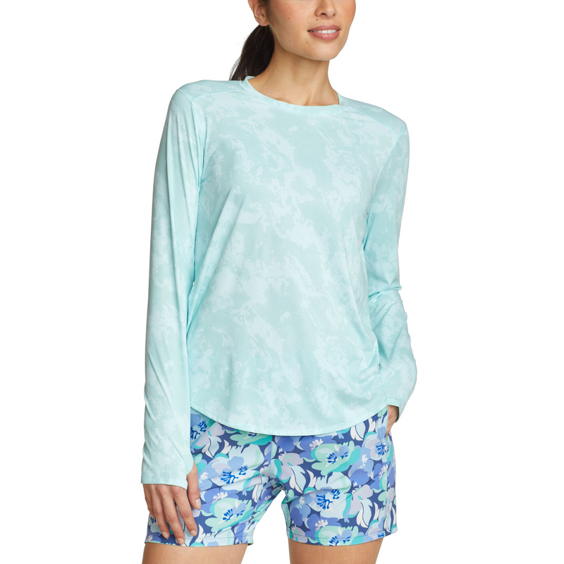 EDDIE BAUER MARINE AIR PRINT SUÉTER MANGA LARGA WOMEN