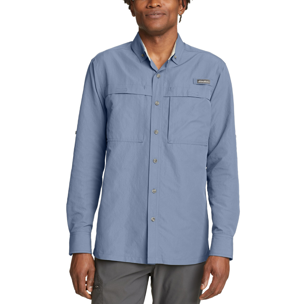 EDDIE BAUER RIPSTOP GUIDE CAMISA MANGA LARGA MEN