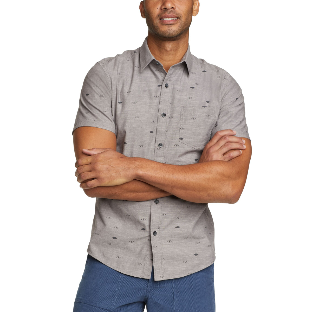 EDDIE BAUER CAMANO CAMISA MANGA CORTA MEN