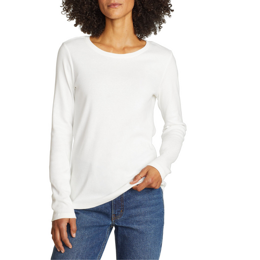 EDDIE BAUER FAVORITE CREW SUÉTER MANGA LARGA WOMEN