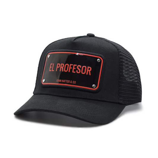 JOHN HATTER PROFESOR BLACK GORRA