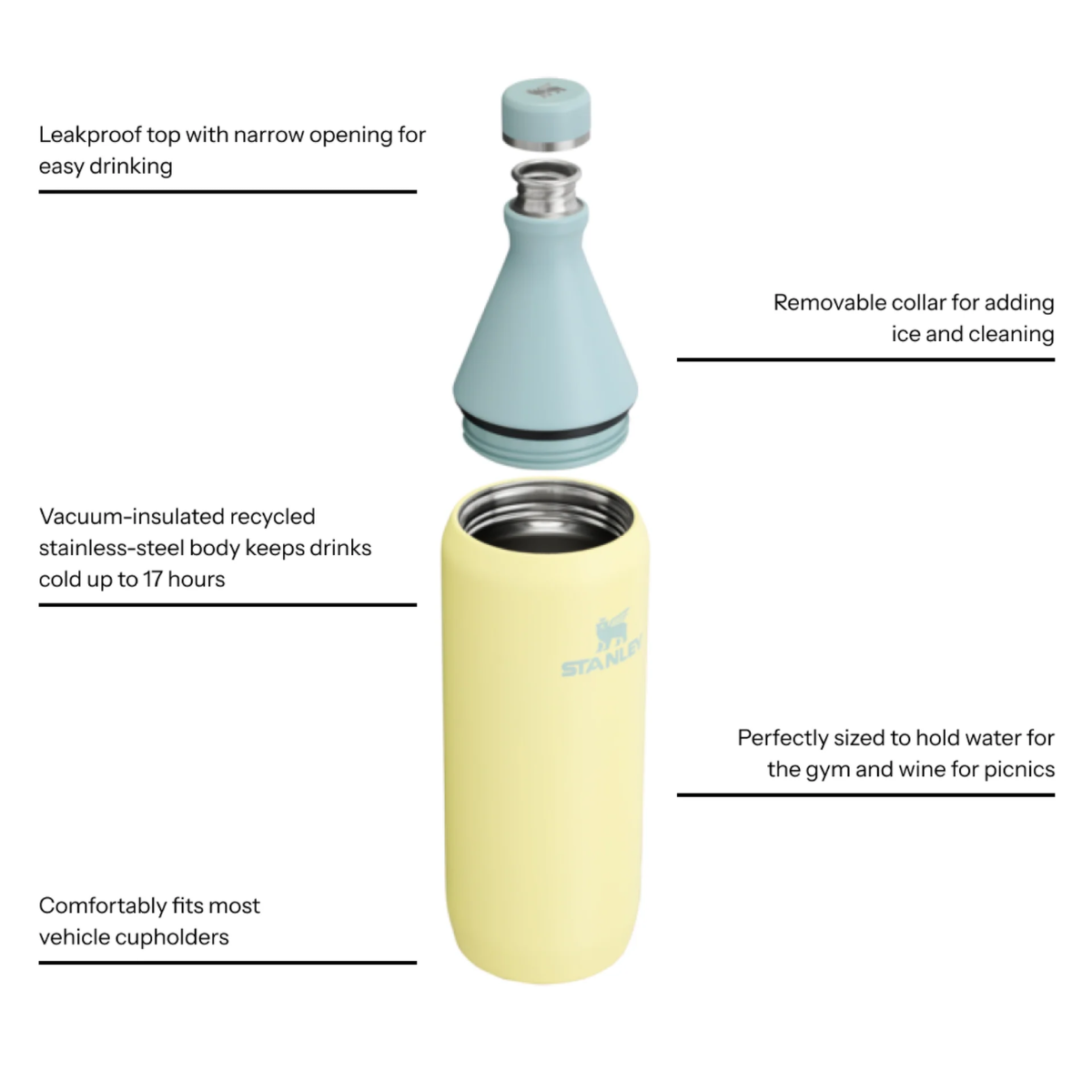 STANLEY ALL DAY SLIM BOTTLE 20 OZ