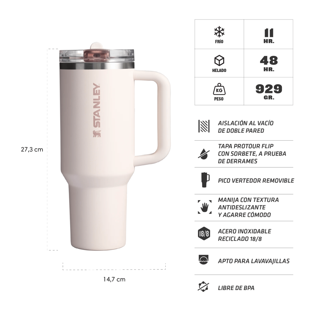 STANLEY QUENCHER PROTOUR TERMO 40 OZ