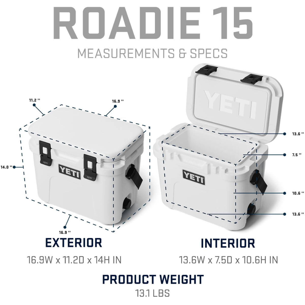 YETI HARD COOLER ROADIE 15
