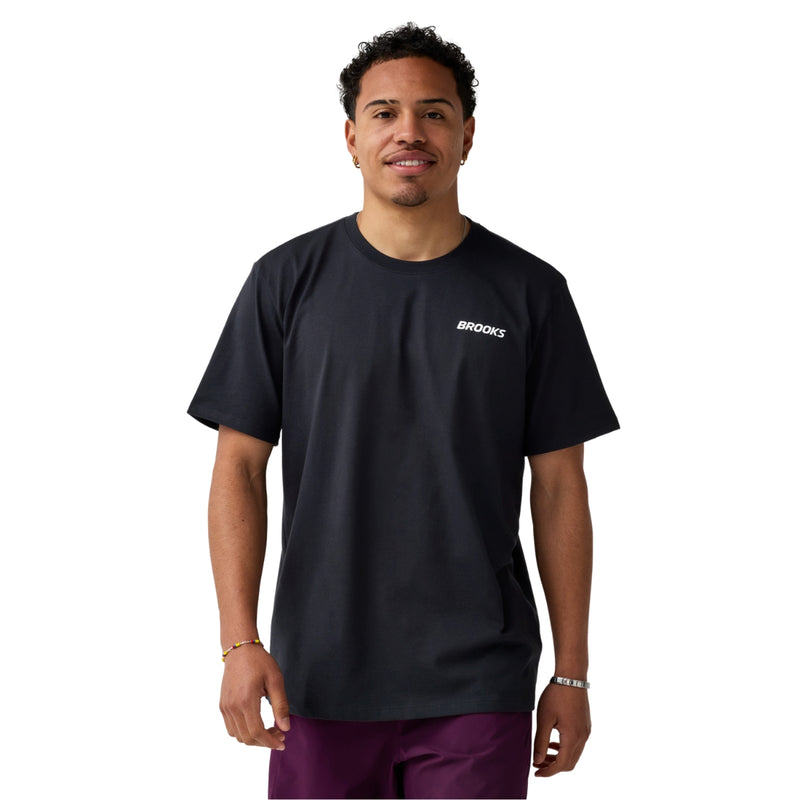 BROOKS GRAPHIC SLEEVE SUETER MEN