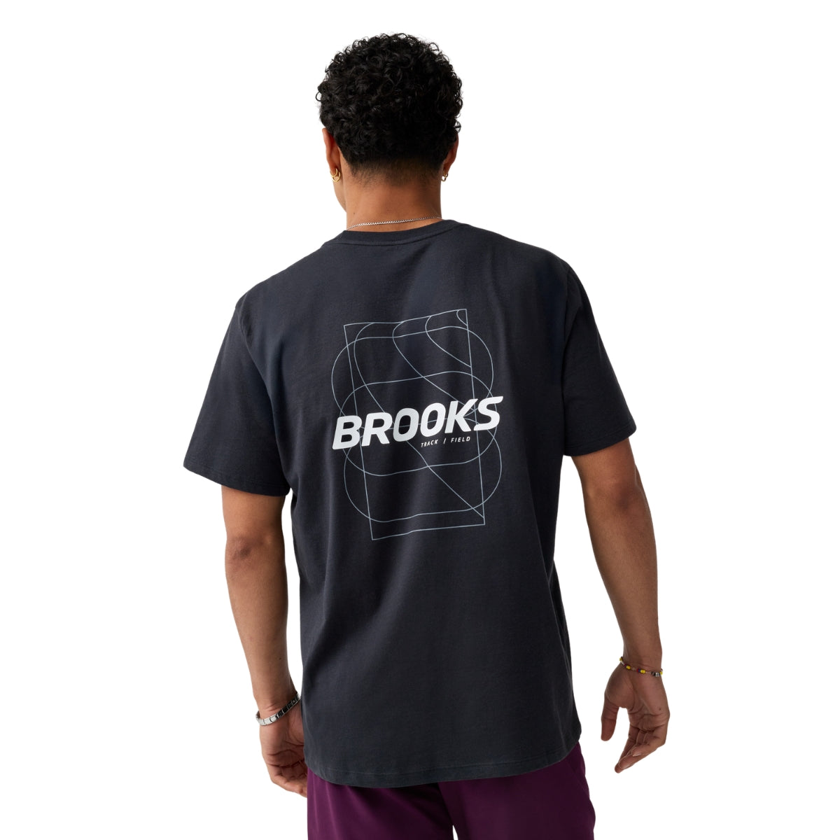 BROOKS GRAPHIC SLEEVE SUETER MEN