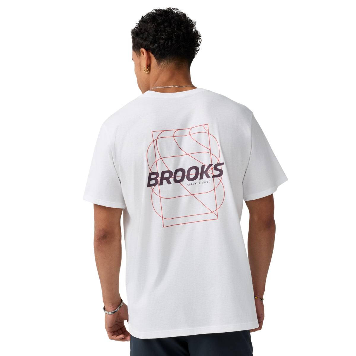BROOKS GRAPHIC SLEEVE SUETER MEN