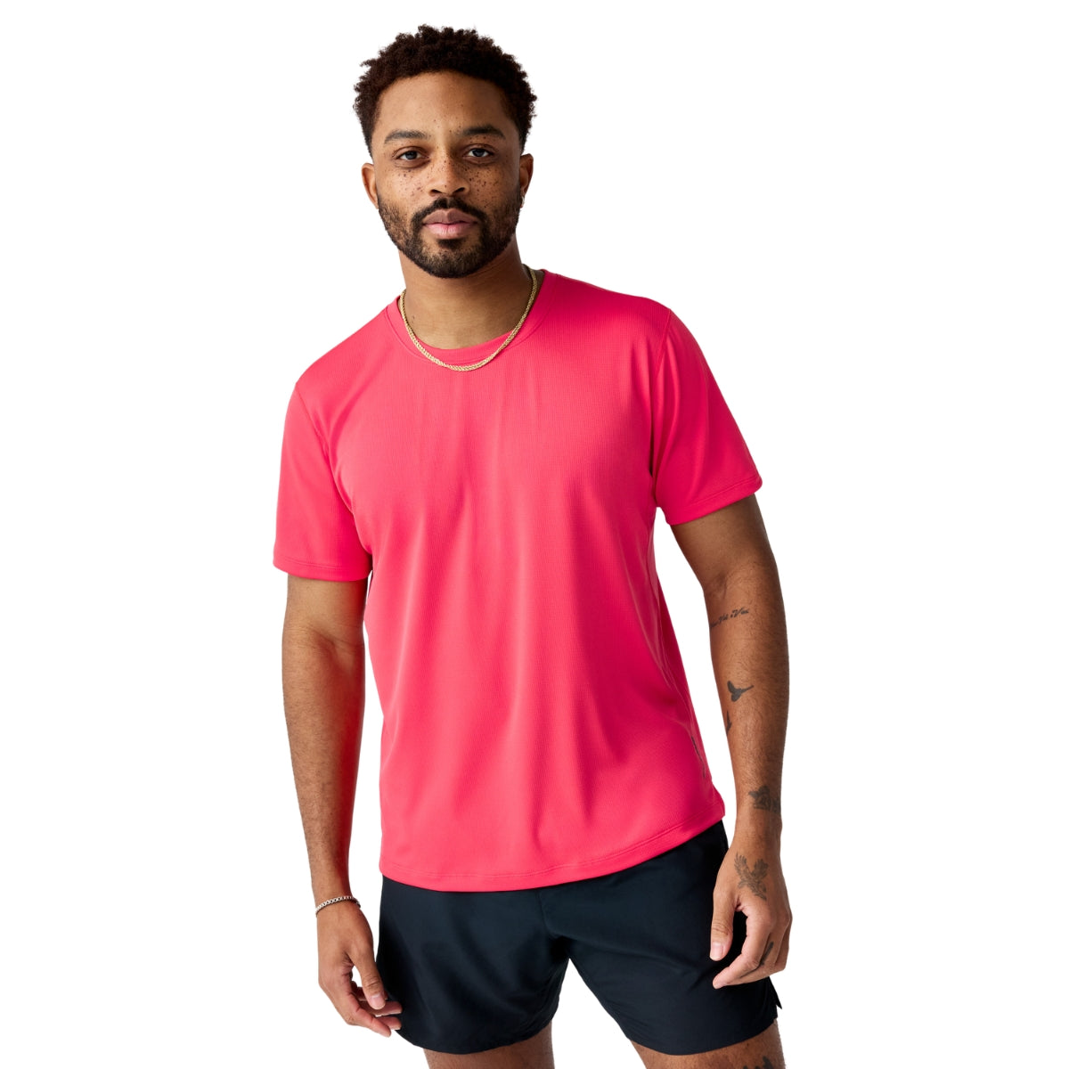 BROOKS DASH SLEEVE SUETER MEN