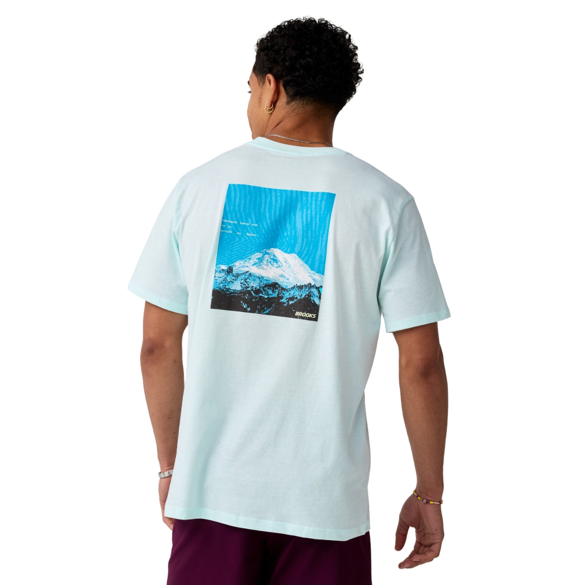 BROOKS GRAPHIC SLEEVE SUETER MEN