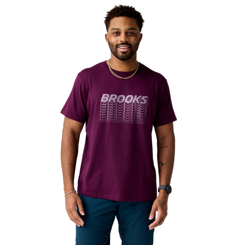 BROOKS GRAPHIC SLEEVE SUETER MEN