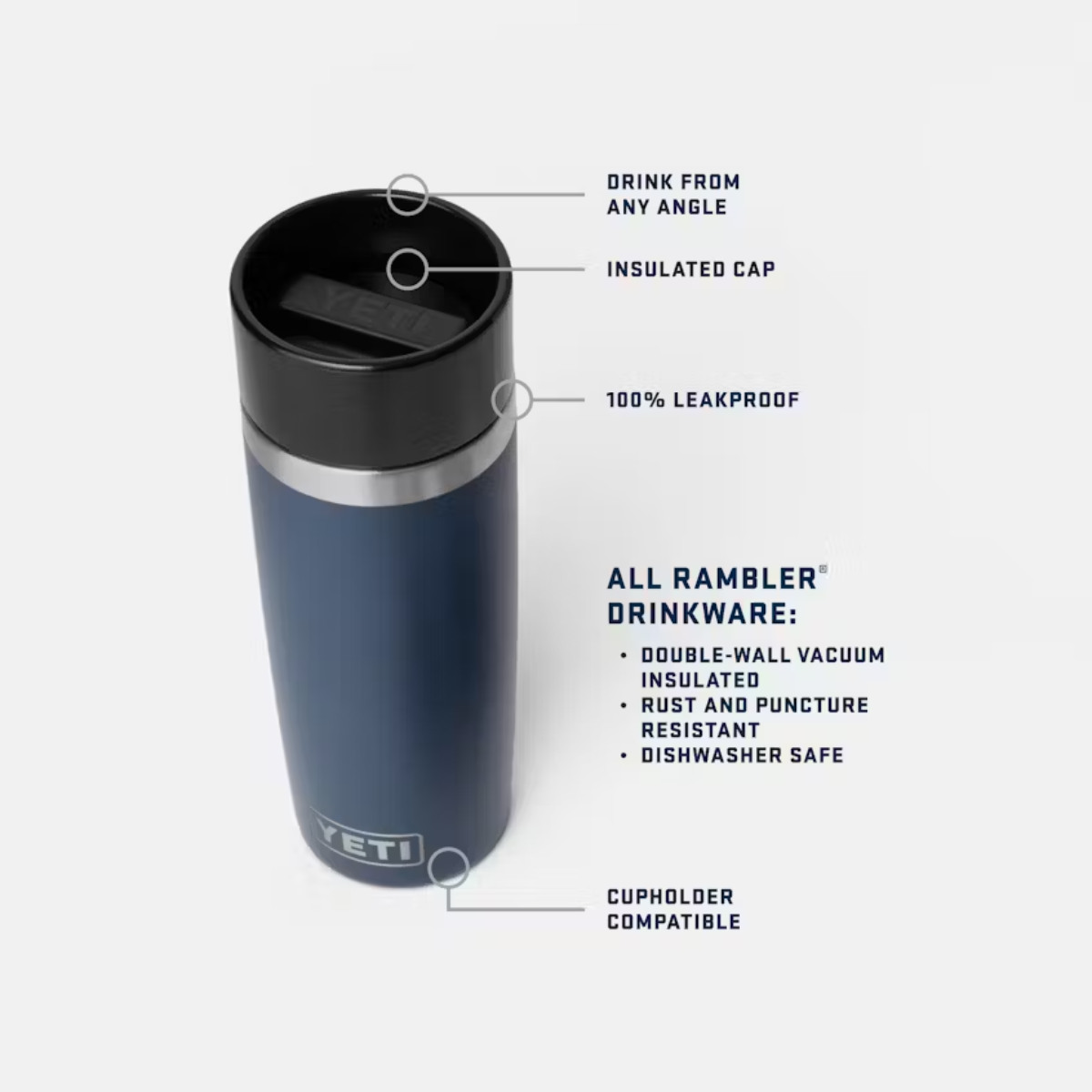 YETI TRAVEL BOTTLE 16 OZ