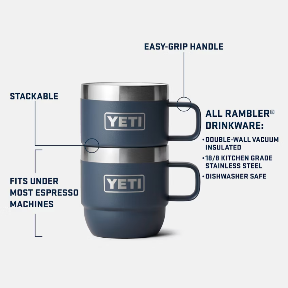 YETI RAMBLER STACKABLE MUG 2 PACK 6 OZ – OA Panama YETI RAMBLER STACKABLE MUG 2 PACK 6 OZ – OA Panama