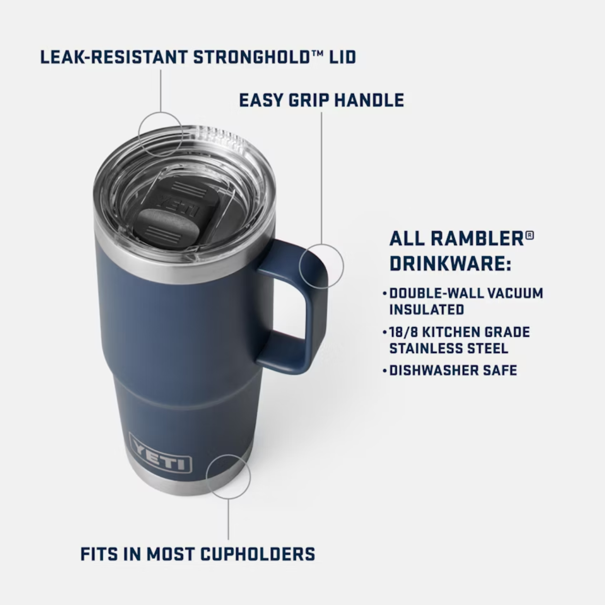 YETI RAMBLER TRAVEL MUG 20 OZ – OA Panama YETI RAMBLER TRAVEL MUG 20 OZ – OA Panama