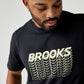 BROOKS GRAPHIC SLEEVE SUETER MEN